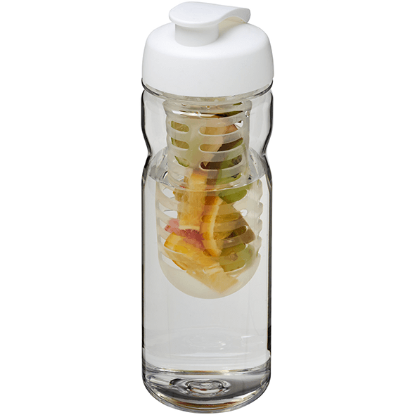 Bottiglia sportiva e infusore con flip cap da 650 ml Base Tritan™